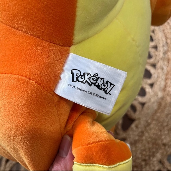 Pokemon Charmander Plush, 18-Inch Plush Toy - Adorable Sleeping Charmander - Picture 6 of 7